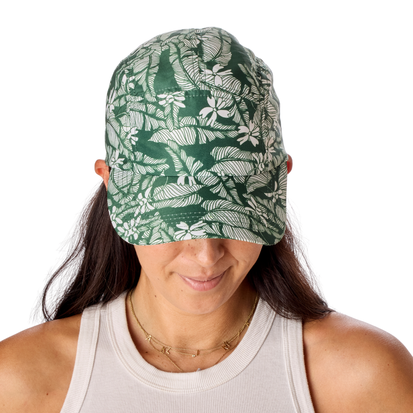 Orchid Jungle Green Crushable Hat