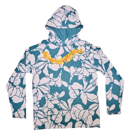Aloha Trio Hooded Slate Aloha Sun Shirt