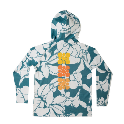 Aloha Trio Hooded Slate Aloha Sun Shirt