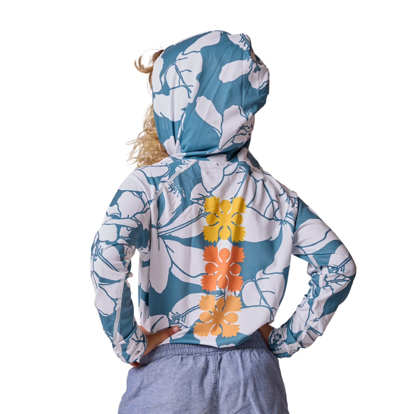 Aloha Trio Hooded Slate Aloha Sun Shirt