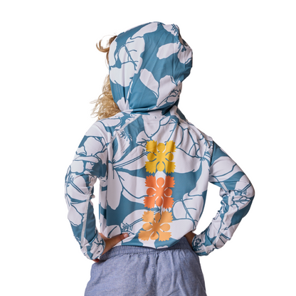 Aloha Trio Hooded Slate Aloha Sun Shirt