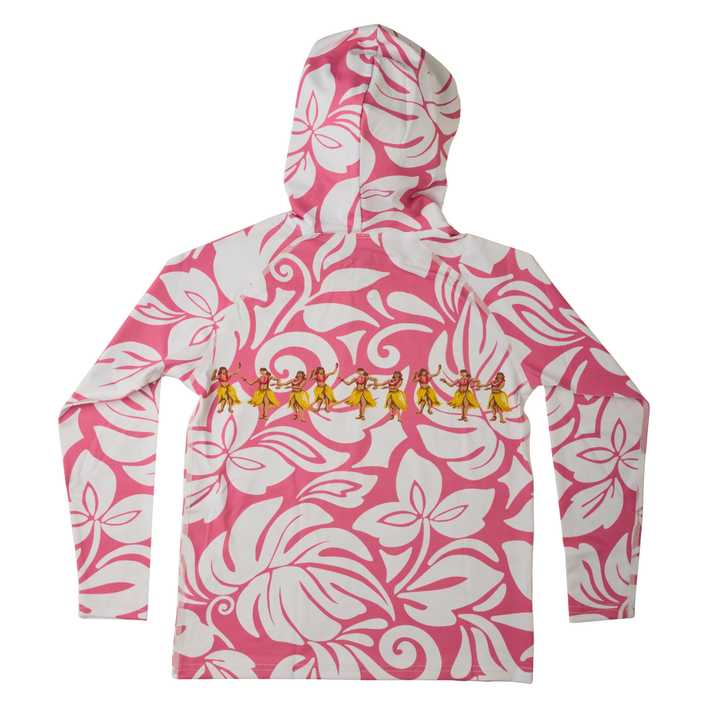 Miss Aloha Pinky Hooded Pink Aloha Sun Shirt