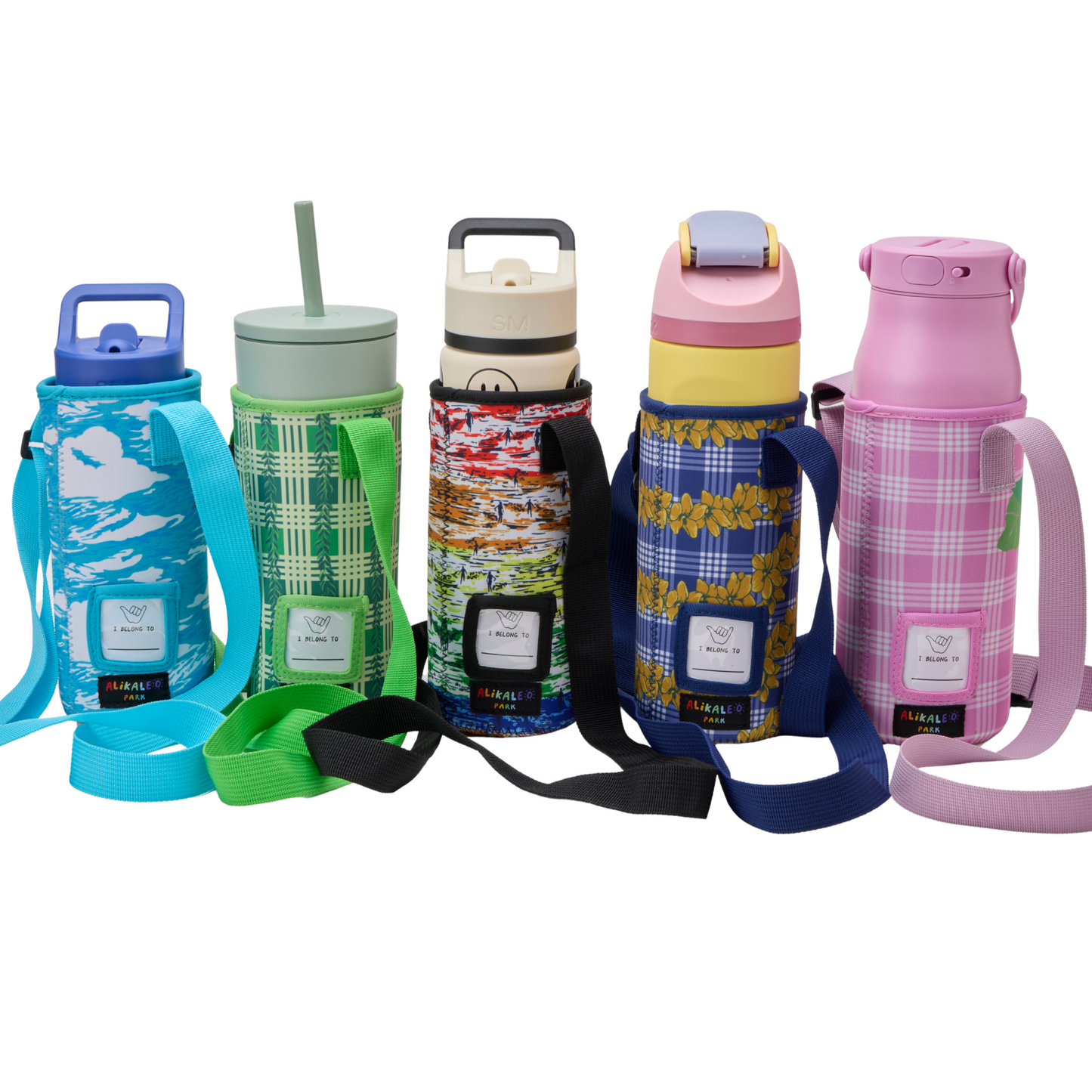 Cool Canoe Blue Neoprene Bottle Holder