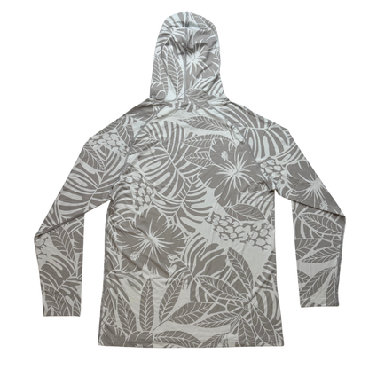 Adult Stone Blossom Hooded Aloha Sun Shirt
