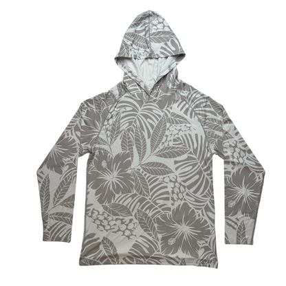 Adult Stone Blossom Hooded Aloha Sun Shirt