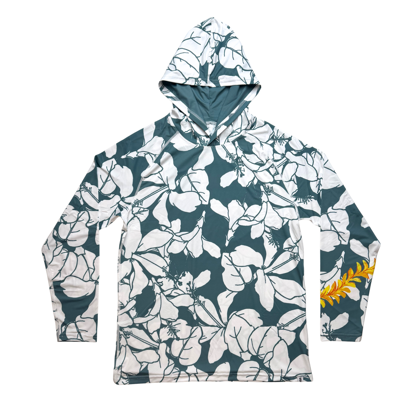 Adult Aloha Trio Hooded Slate Aloha Sun Shirt