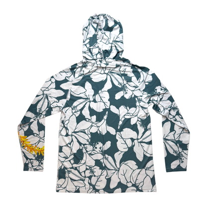 Adult Aloha Trio Hooded Slate Aloha Sun Shirt
