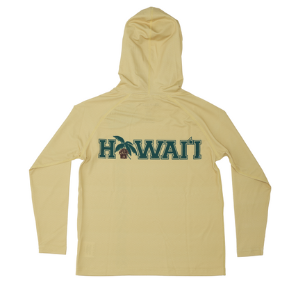 HAWAI'I Hooded Gold Aloha Sun Shirt
