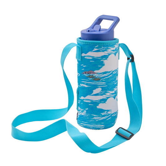 Cool Canoe Blue Neoprene Bottle Holder