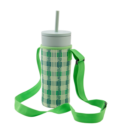 Maile Lei Green Neoprene Bottle Holder