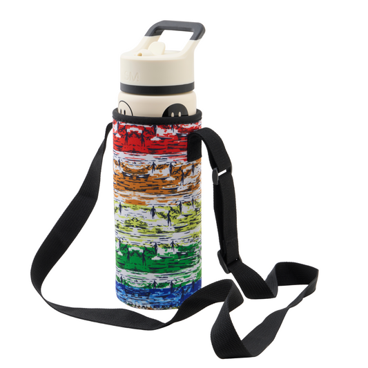 Party Wave Rainbow Neoprene Bottle Holder