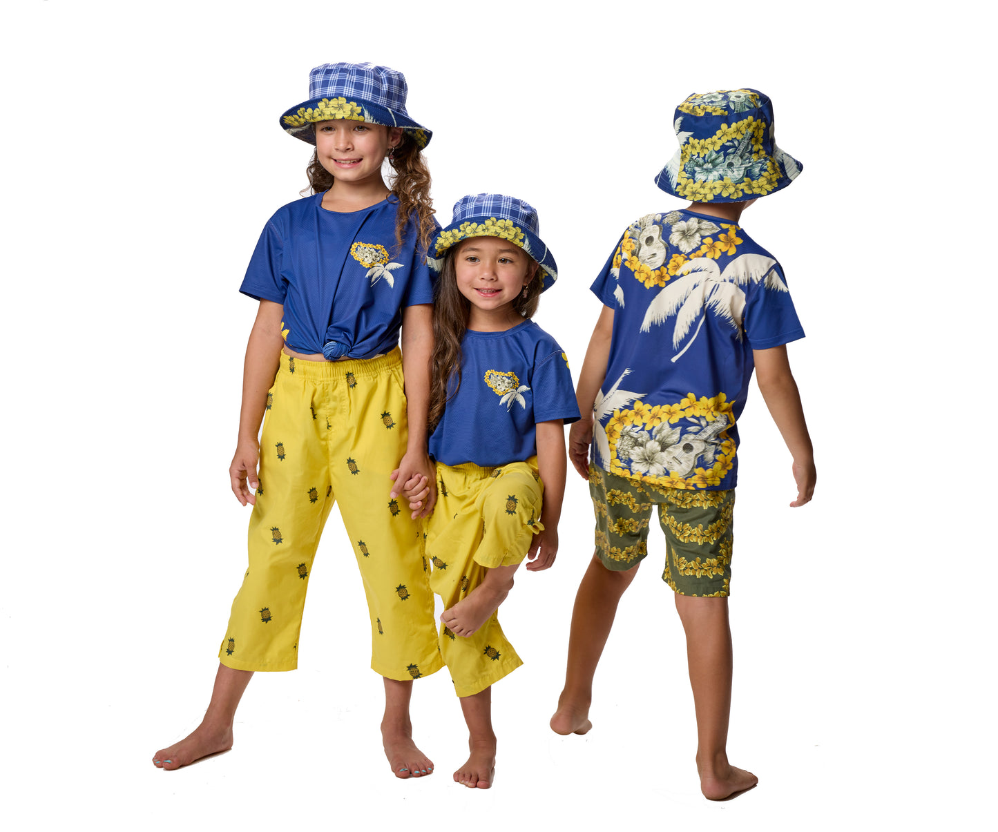 Mele Navy Short Sleeve Sun Shirt