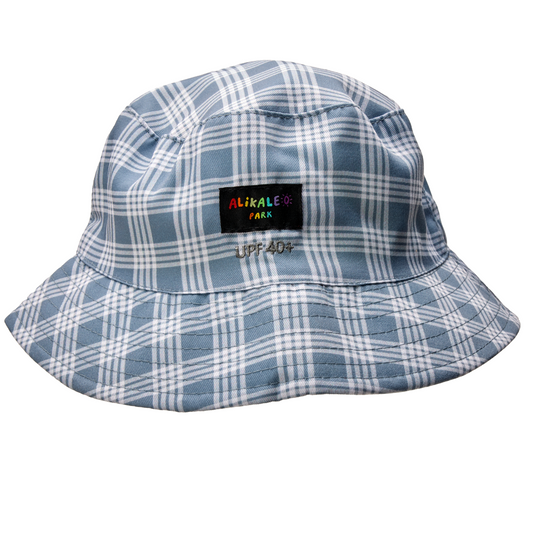 Scenic Palaka Gray Bucket Hat